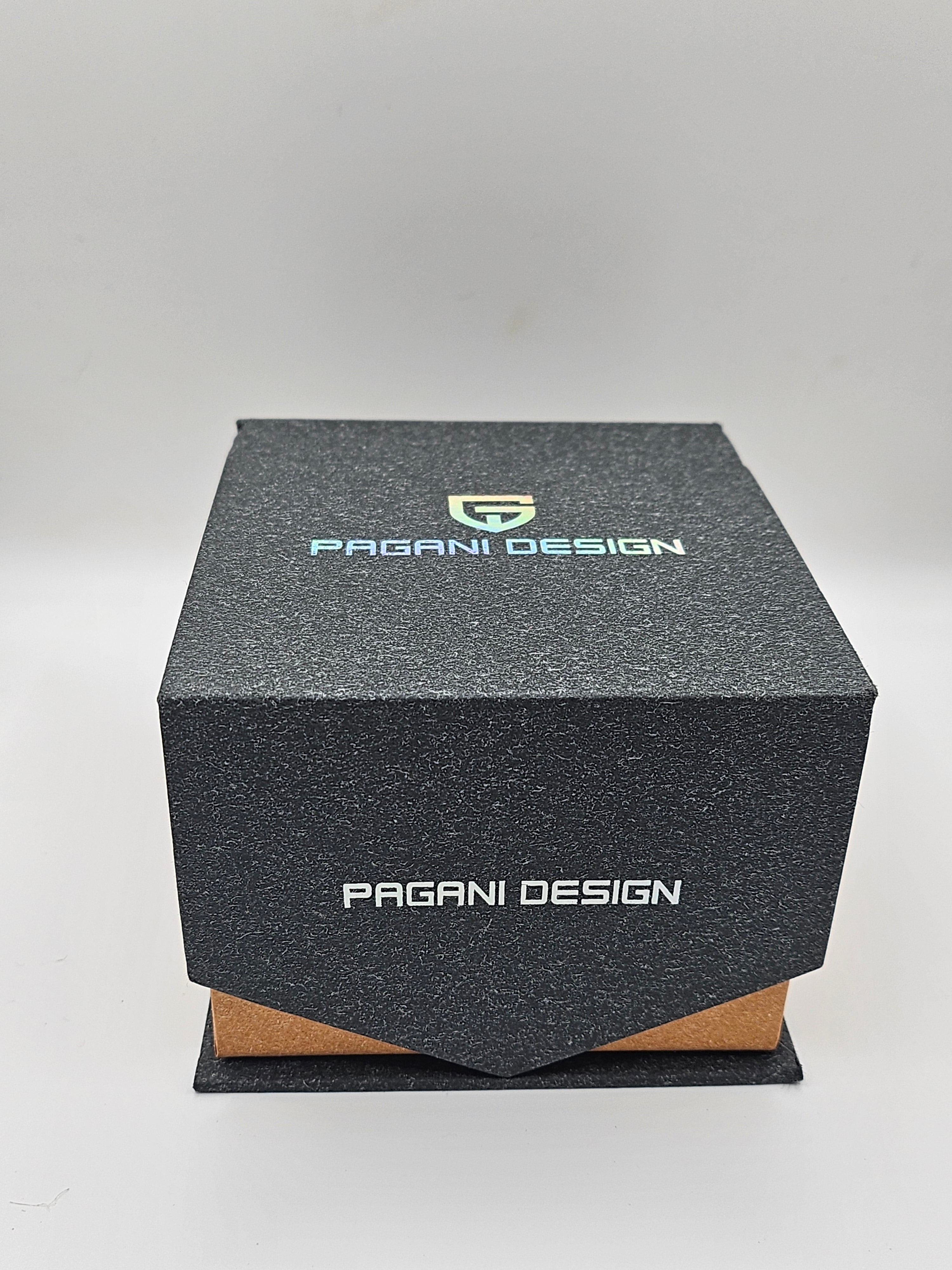 Pagani Design-BB58. Deep Red Bezel, Milled Clasp. NH35.